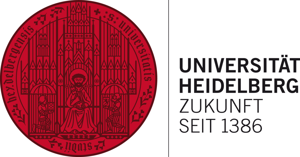 Logo der Universität Heidelberg mit dem Motto "Zukunft seit 1386"